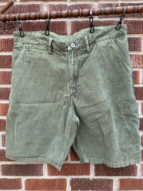 True Grit NEW Men's Sz 36 Green Corduroy Shorts